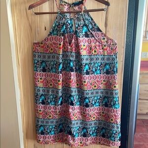 BeBop Multicolor Halter Neck Women's Top Sz XL‎